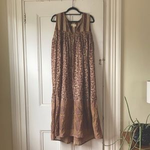 Daughters of India Aahna Dress in Walnut, Size XS